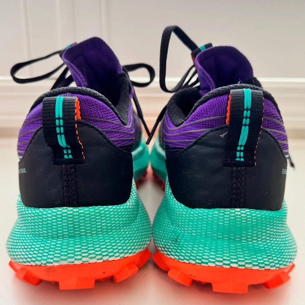 Saucony Endorphin Trail Women's Shoes – Purple / Teal "Concord Jade" Size US 9 - Picture 8 of 9